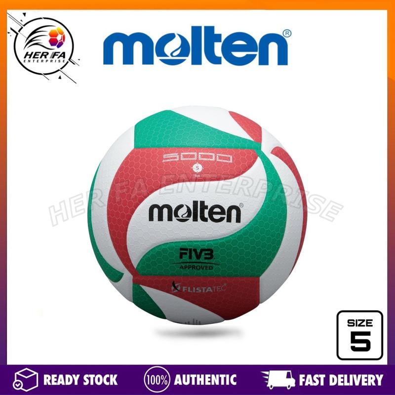 MOLTEN V5M5000 Volleyball FIVB Approved requirements Bola Tampar ...