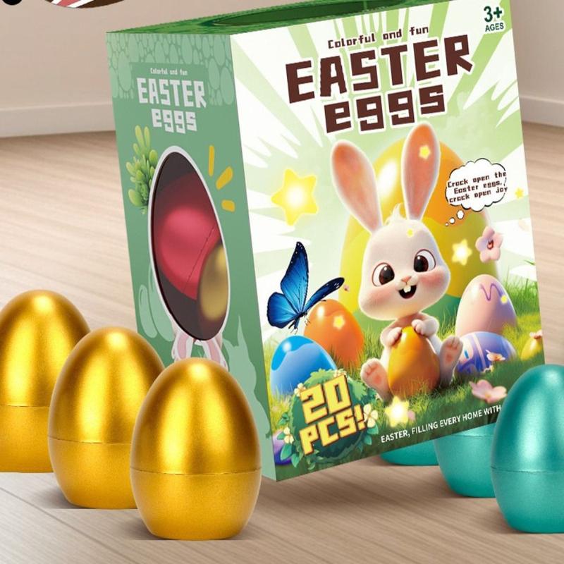 Product Introduction of Funny Cartoon Easter Eggs Blind Box Egg Rabbit Car Easter Gift Easter Toy Set Knock Colorful Eggs Surprise Toys Children 11