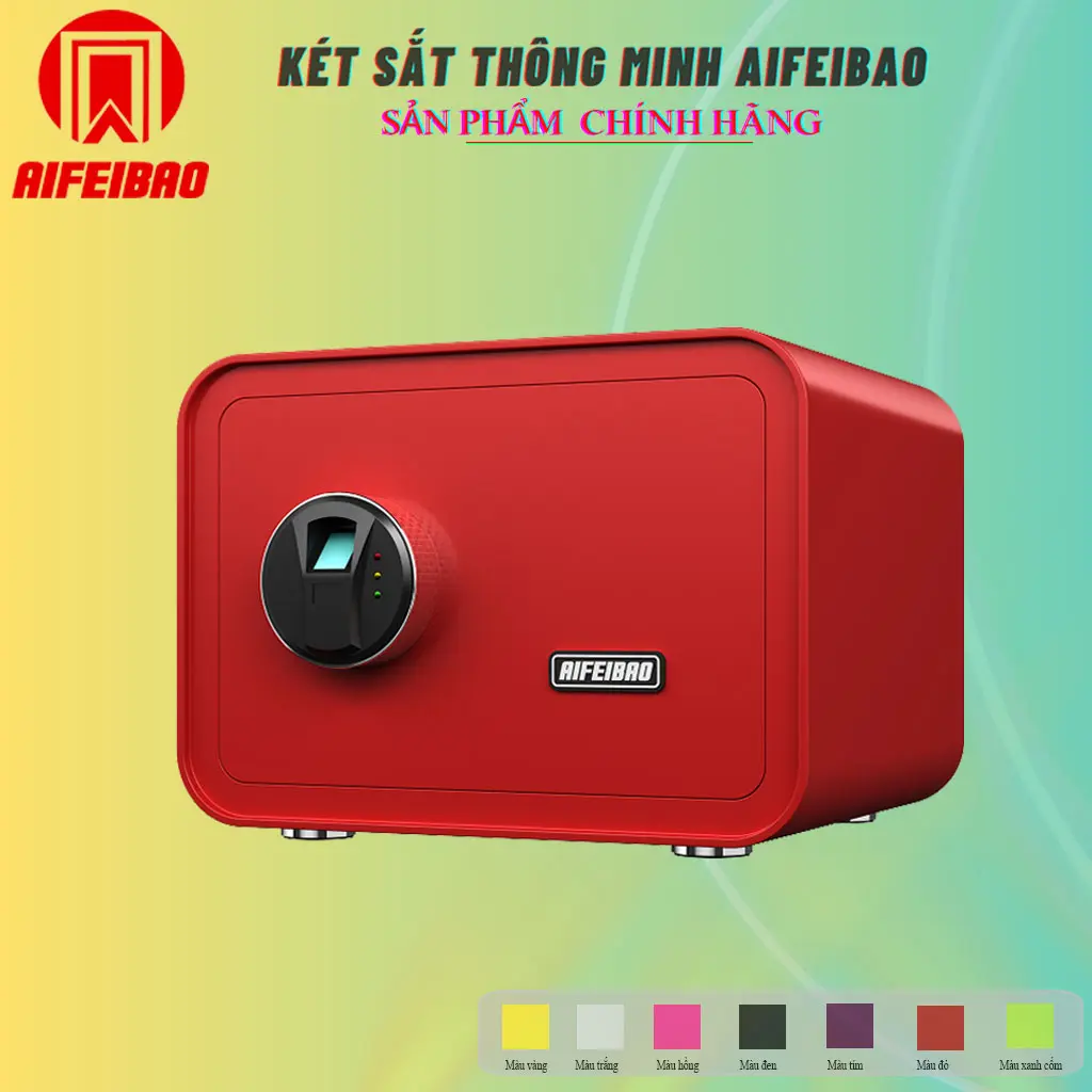 Két sắt thông minh Aifeibao HK-M/D-25-QCZ mở bằng vân tay tiện lợi