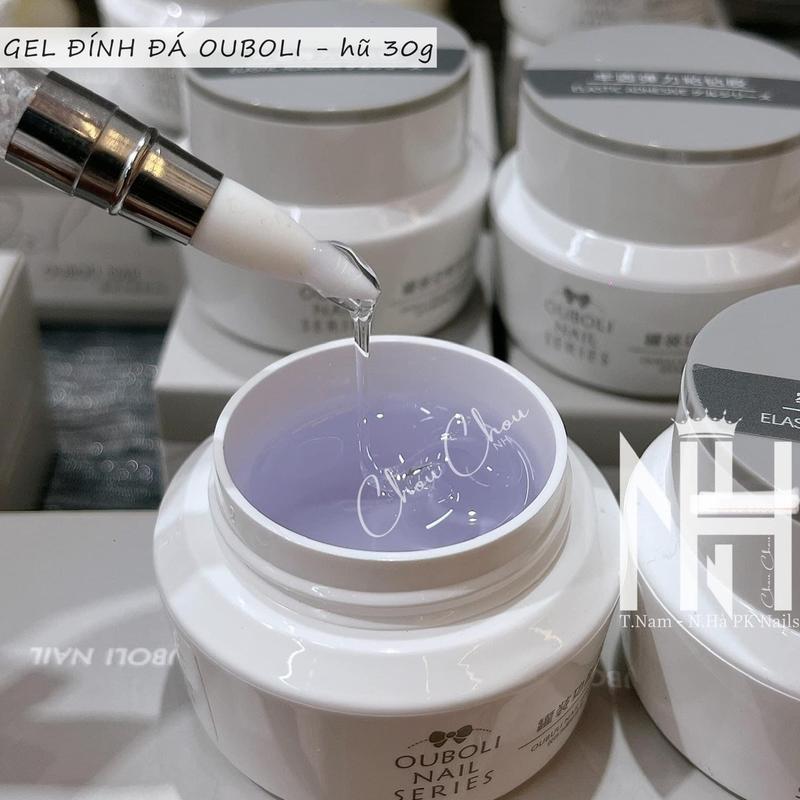 Gel đính đá charm OUBOLI hũ to, bé , Làm Nail