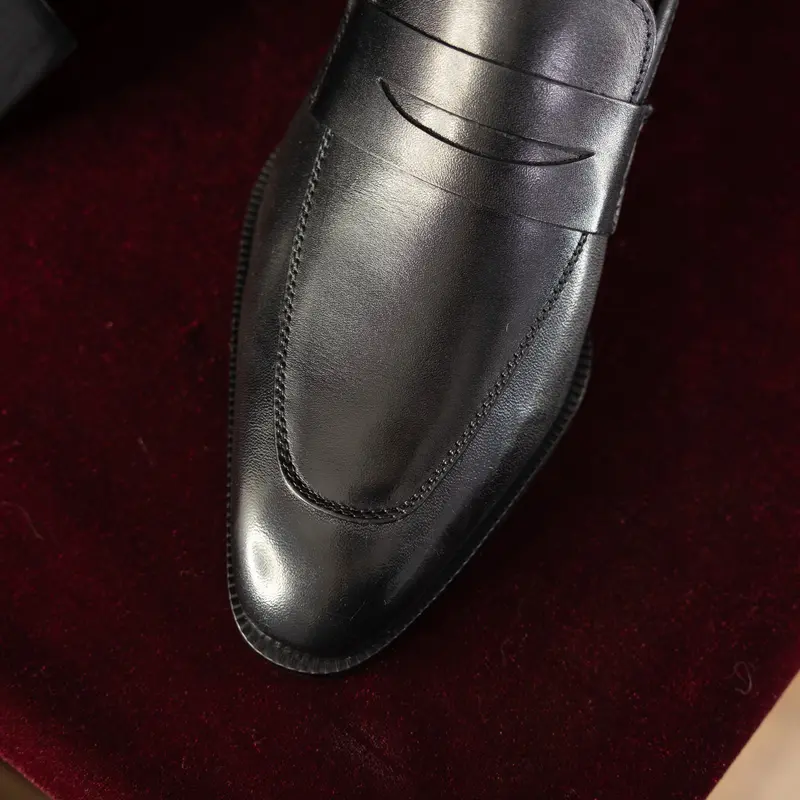 [Tranhnguyen x Kaylor] Giày Zion Loafers 2025, da bò mộc, đế phíp gỗ cao 4 cm, cấu trúc khâu đế MCkay (ZL1) 3