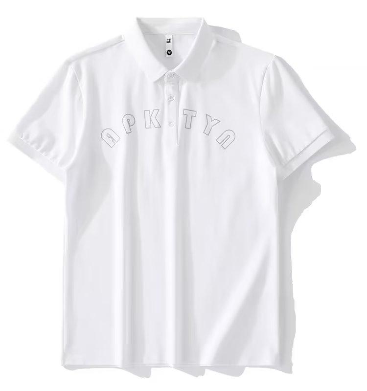 Product Introduction of Summer New Polo Shirt Lapel Short Sleeve Letter Print Cartoon Embroidery Loose Casual Top Fashion 1