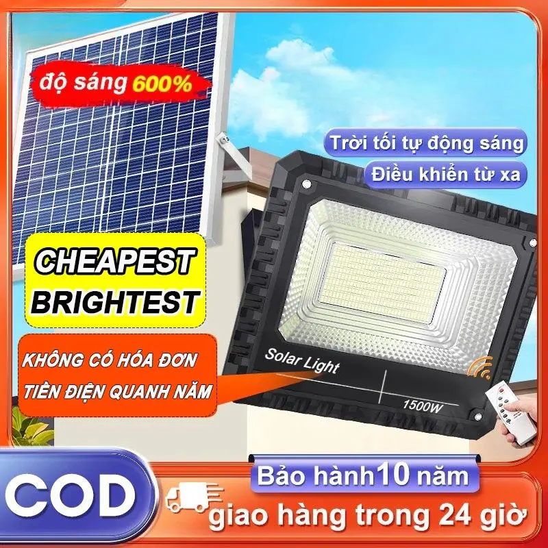 Đèn năng lượng mặt trời 100W-1500W Tuổi thọ pin lâu dài Nạp điện nhanh chóng Chống thấm ngoài trờ solar  light  chính  hãng đèn  năng  lượng  5000w  chính  hãng đèn  năng  lượng  20000w đèn  năng  lượng  1500w  chính  hãng       3000w  cay       3000w