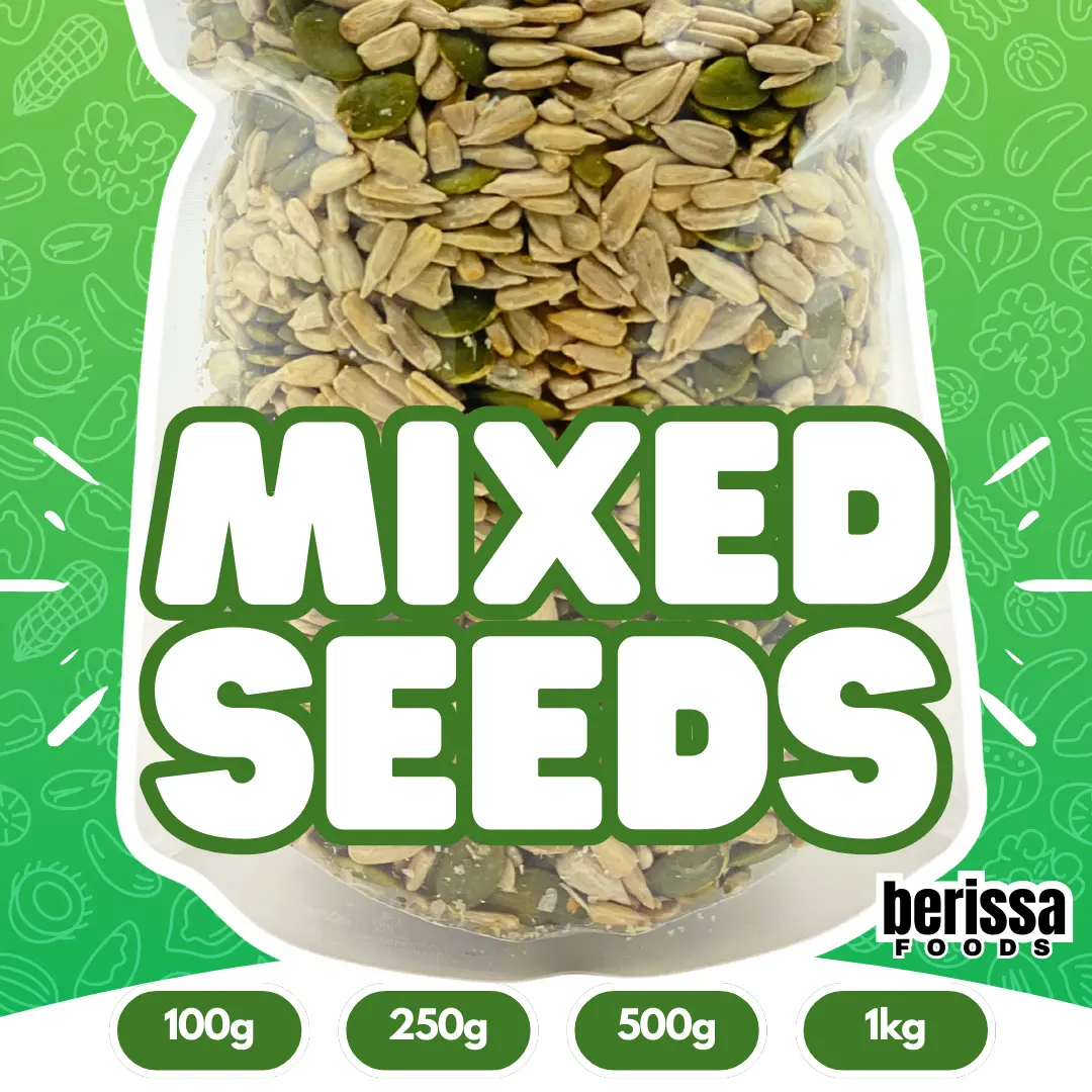 Mixed Seeds - ready to eat  - Berissa Foods - Roasted and Unsalted Snack