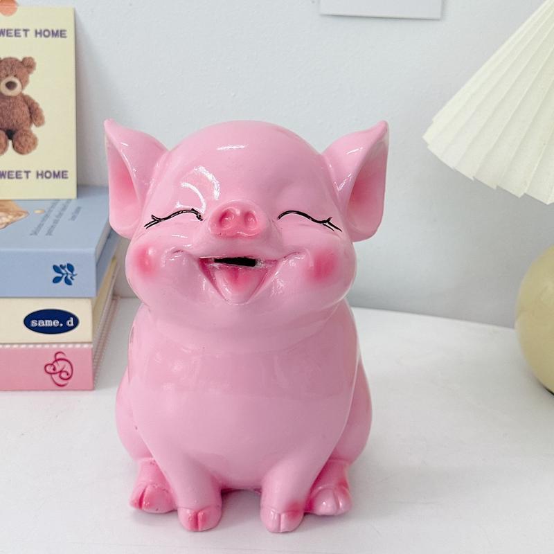 Heo đất/Lợn đất HOT 3D size NHỎ (C21xD17xR15) tai vểnh lợn ngậm tiền | Ống Tiết Kiệm Tiền | Kèm Ảnh thật Ống Heo Đựng Tiền 12 heo  đất nhét từ miệng