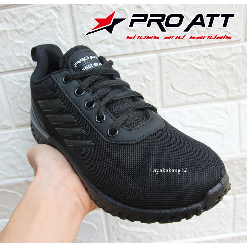 PROMO Sepatu sekolah PRO ATT Tali / Sepatu Anak-anak / Sepatu Sekolah Anak / Sepatu Hitam Polos / Sepatu Sekolah / Fashion Anak-anak