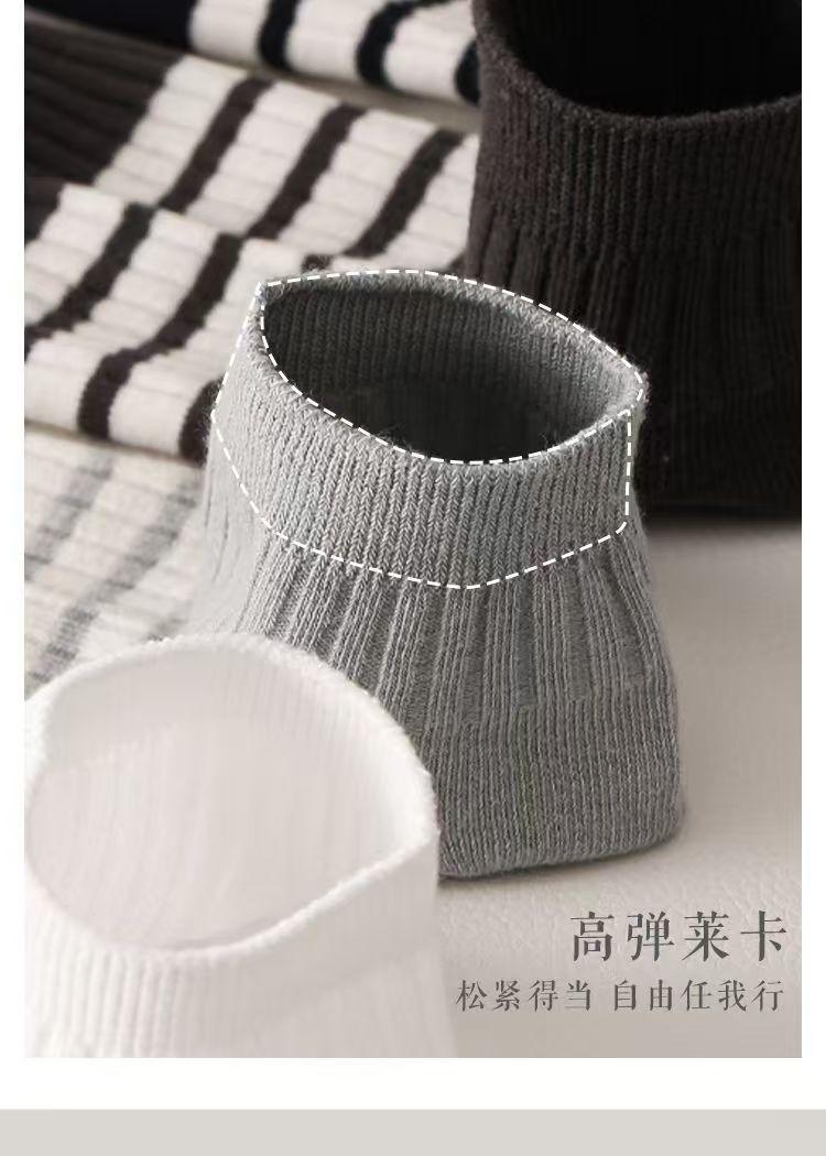 Product Introduction of Vớ Ngắn, Dành Cho Nam Giới, Chống Mùi Hôi, Thấm Hút Mồ Hôi, Ống Ngắn, Thoáng Khí, Thích Hợp Cho Mùa Xuân Và Mùa Hè, Mỏng, Vớ Thuyền Thể Thao, cổ xẻ Sâu, Phong Cách Ins 10