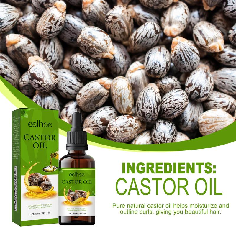 Product Introduction of Organic Castor Oil Moisturizing Supple Hair Repair Hot Dyeing Damaged Dry Manic Care Essential Oil 3