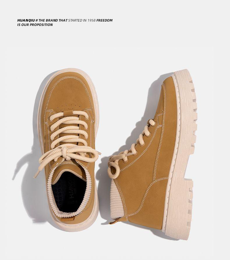 Product Introduction of Universal Yandan Style Work Shoes Men's 2025 New Year New Fashion Trendy Casual Martin Boots Shock Absorption All-Match Shoes Fasciitis 28