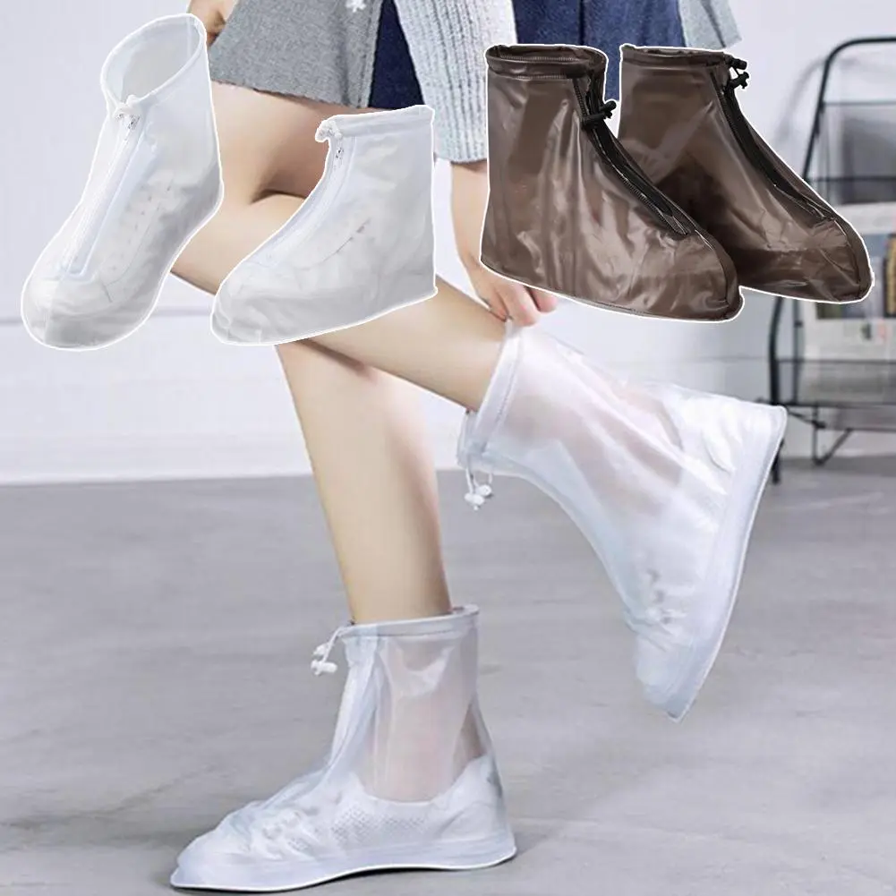 Ủng đi mưa PVC, Unisex, bền, không thấm nước và chống mưa, giày dép, H7P9