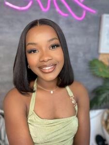 U-shaped Human Hair Wigs, Natural Fluffy Hair Wigs for Women, Fashionable Human Hair Wigs for Daily & Party Hairstyle Ideas