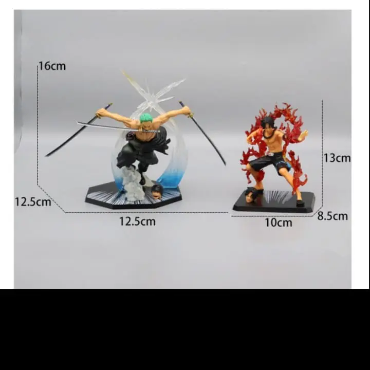Pajangan action figure anime one piece luffy zoro sanji ace Toy 4