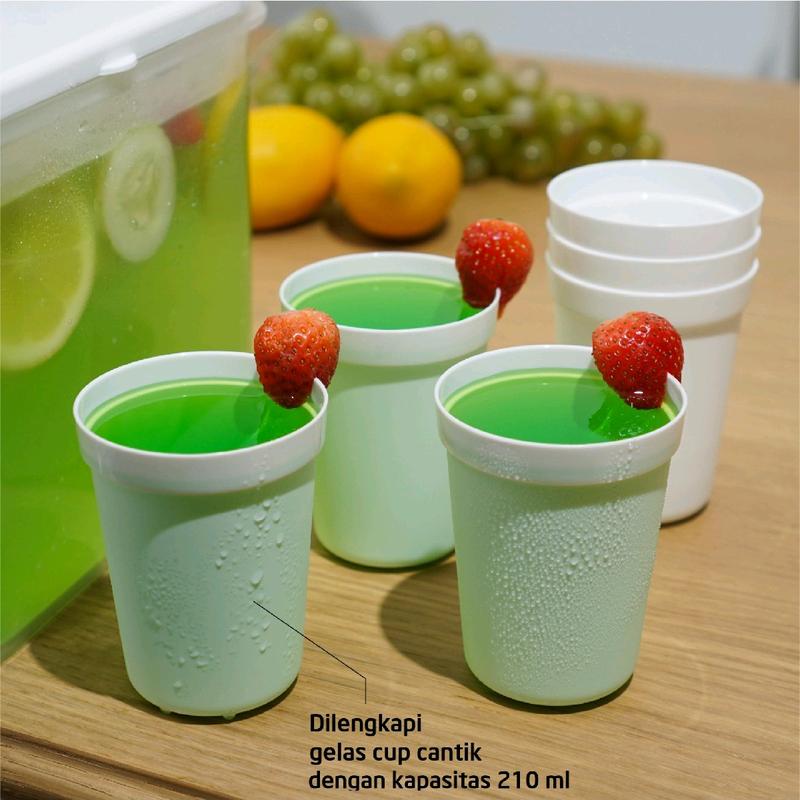 Dispenser Kulkas Mini Technoplast Mini Water Dispenser Free 6 Cups Cantik 3