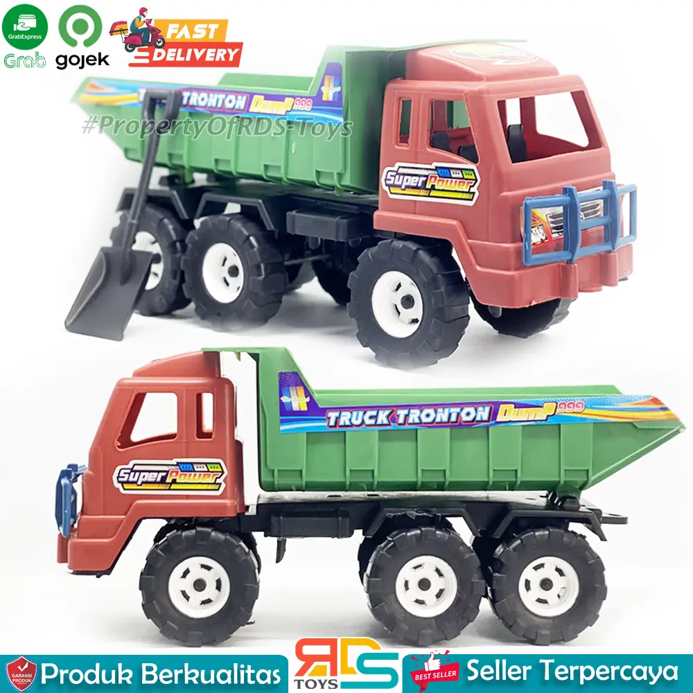 Mainan Anak Mobil Mobilan Truk Truck Tronton Angkut Barang Konstruksi