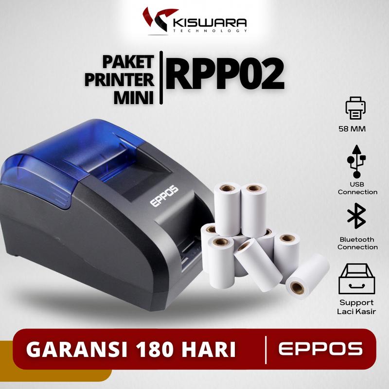PAKET ALAT KASIR PRINTER BLUETOOTH MINI RPP02 - Shop | Tokopedia