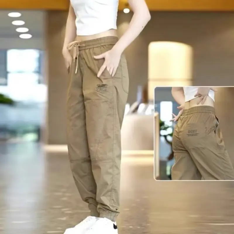 Quần Kaki Thể Thao Dáng Jogger Rộng Cho Nam Nữ - Phong Cách Đường Phố Thời Trang Xuân Thu Đông - Sport, Tập Gym 5