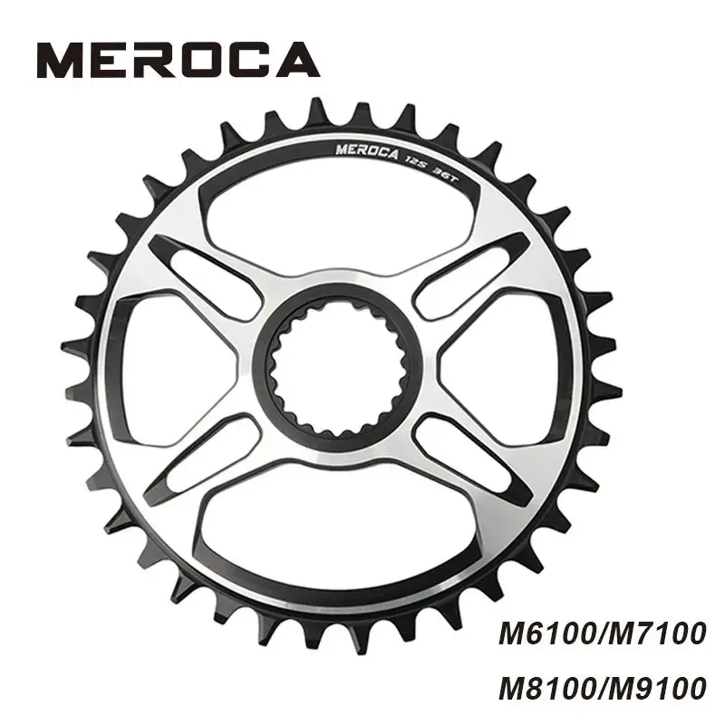 MEROCA Mountain bike Chainring for FC-M6100/7100/8100/9100 12 Speed 32T ...