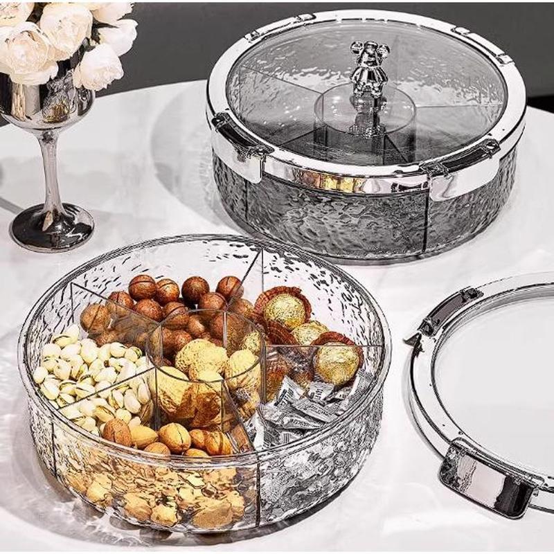 Product Introduction of MỚI Khay đựnġ Mứt Tết, Bánh Kẹo  Khay đựnġ Trong Suốt Chia Ngăn Acrylic Sang Trọng 12