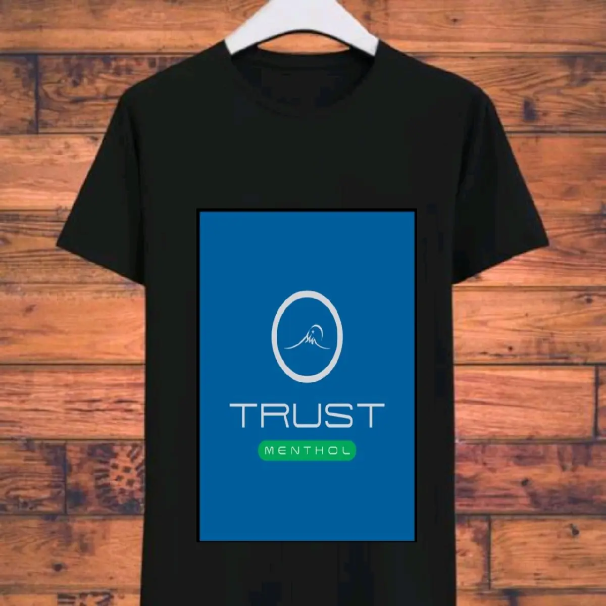 kaos logo tru5t biru