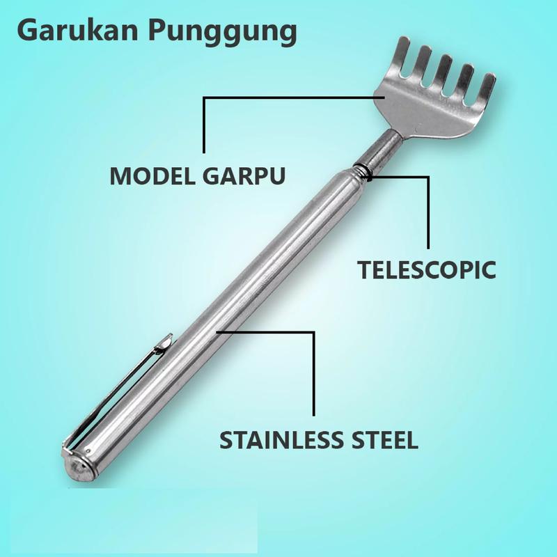 Product Introduction of Alat Garuk Punggung Stainless Garukan Alat Garuk Pundak Belakang Badan Gatal besi lipat Terapi Steel 30