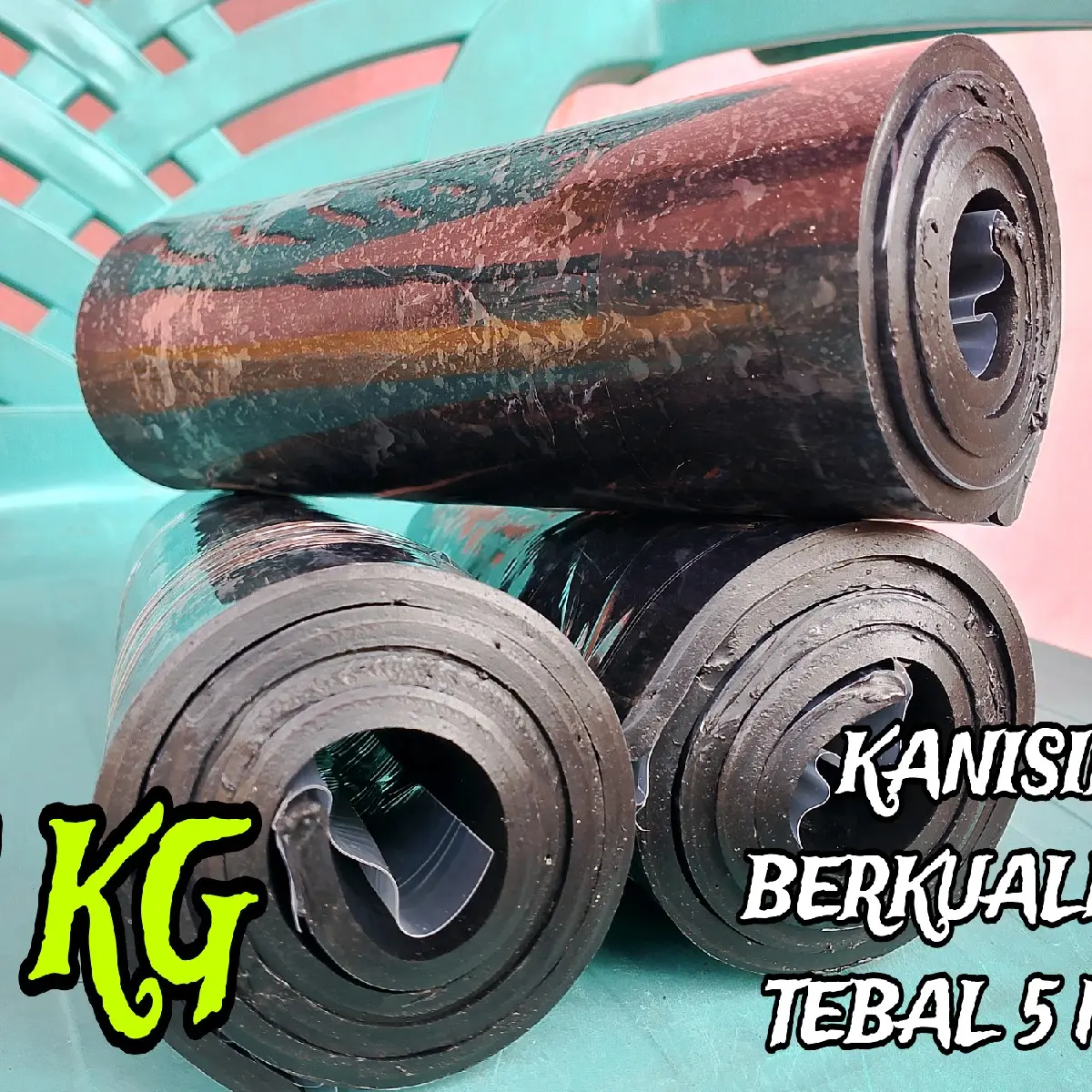 Kanisir/karet tambal ban tebal 5 mm 1 kg Tire