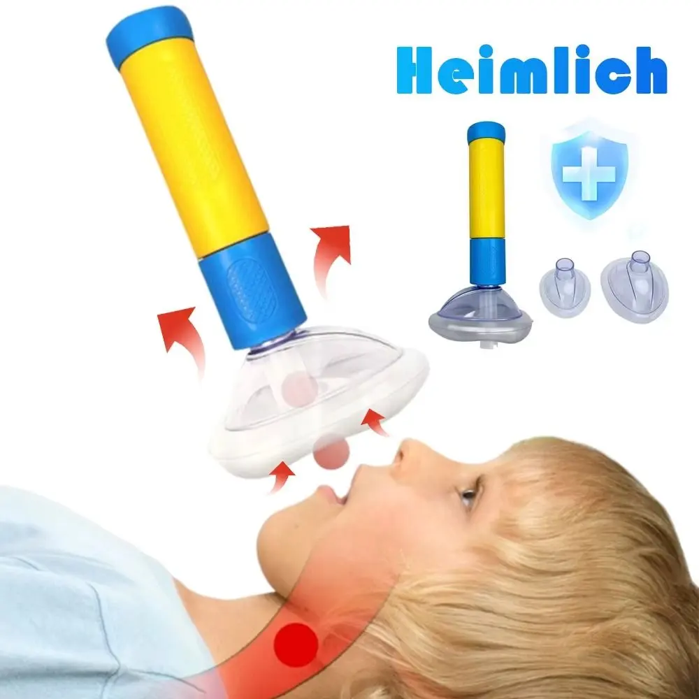 Thiết Bị Khẩn Cấp Ngừng Sống, LifeVac, Dễ Sử Dụng, Thiết Bị Tập Phồng Thở, Chống Sặc, Cầm Tay Và Thực Dụng, Mặt Nạ CPR Ngừng Sặc, Thích Hợp Để Cứu Hộ Chết Sốc