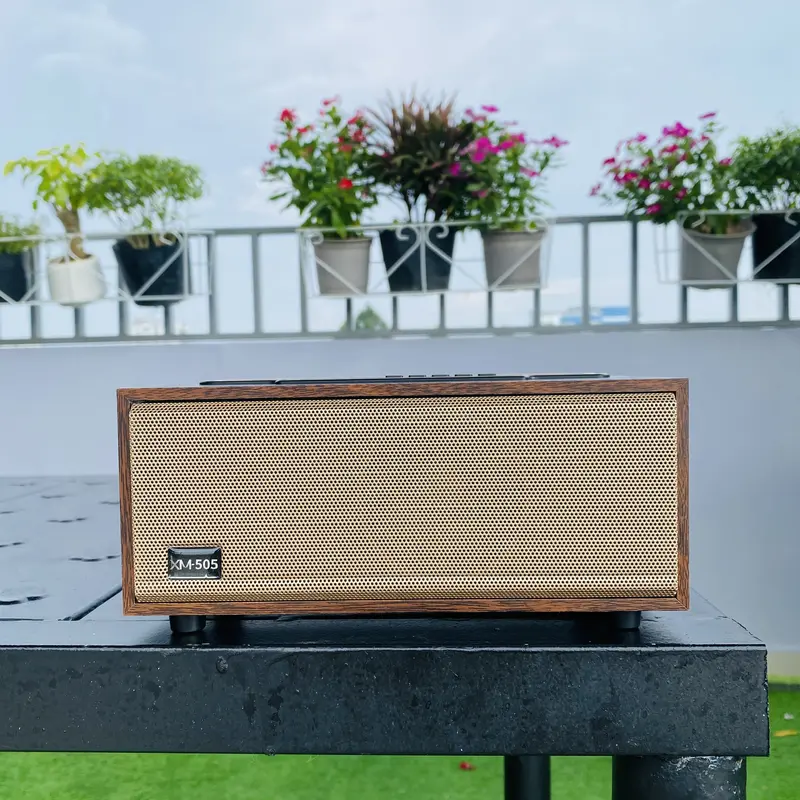 [MTMax] Loa Bluetooth XM505 Cao Cấp | Loa Kệ Sách Bass Mạnh, Âm Trầm Sâu | Âm Thanh Hay, Sống Động | Thiết Kế Vỏ Gỗ Tinh Tế, Sang Trọng | Kết Nối Bluetooth Ổn Định | Phù Hợp Nghe Nhạc, Giải Trí Gia Đình | Chất Lượng Âm Thanh Tuyệt Vời | Bảo Hành 12 Tháng 1