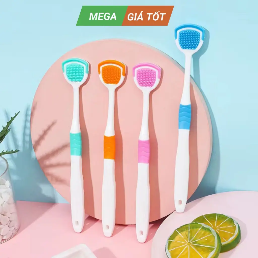 Dụng Cụ Vệ Sinh Lưỡi Loại Bỏ Mảng Bám Thức Ăn Ngăn Ngừa Hôi Miệng Sâu Răng
