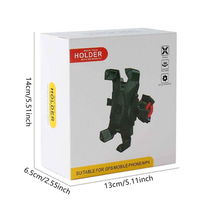 Product Introduction of Motorcycle Bike Phone Holder Shockproof Elastic Phone Mount Stand 360° View Bicycle Phone Holder for 4.8-6.8 Inch Cellphone 18