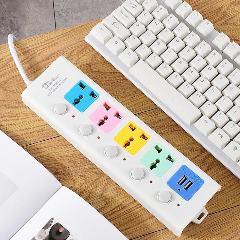 Product Introduction of Ổ Cắm Điện USB Đa Năng Chống Giật Dây Dài 2m Công suất 2500w Tích Hợp Chốt An Toàn 2