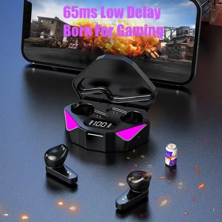 【COD】Jovitech Headset Bluetooth Gaming TWS T23 (X15) Bluetooth V5.0 LED Smart Display earphone handphone 2