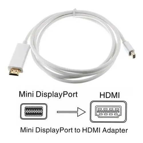 Mini DP Thunderbolt Displayport To HDMI 1.5 METER [READY STOCK ...