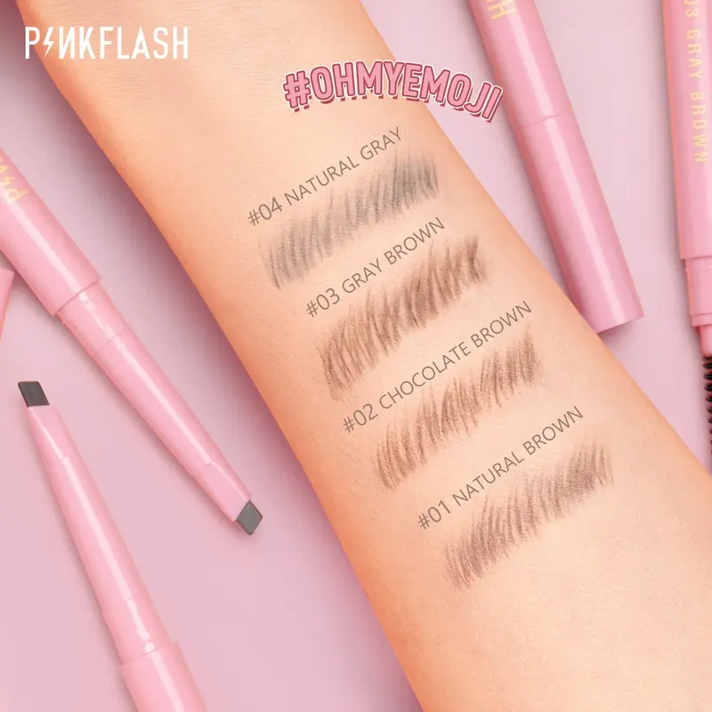 PINKFLASH Waterproof Auto Eyebrow Pencil | PF-E09 6