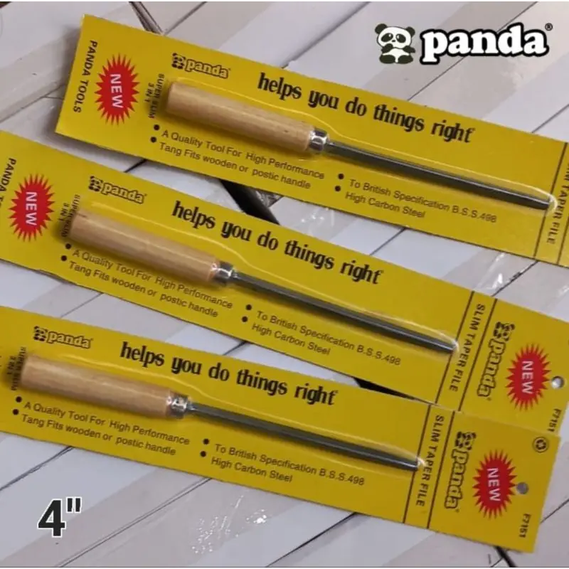 Kikir Gagang Kayu asahan gergaji bonsai 4 INC PANDA 7151 0