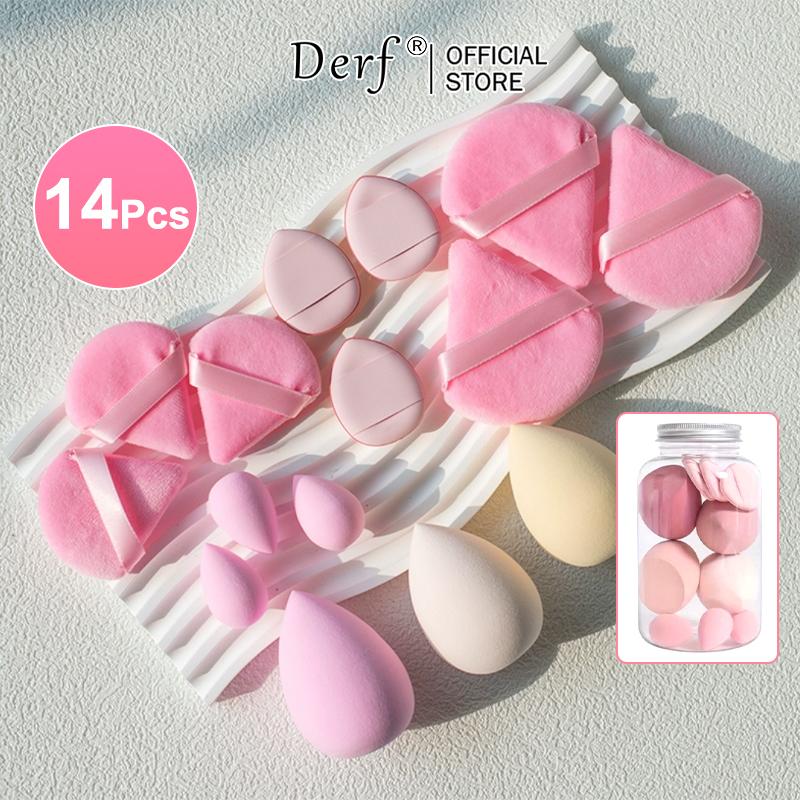  Bộ 12 miếng mút trang điểm máy xay sinh tố trứng làm đẹp bông mỹ phẩm mềm bọt biển kem nền mút đánh phấn phụ kiện trang điểm cho phụ nữ dụng cụ làm đẹp 