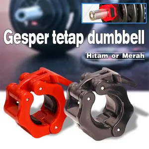 2pcs Klip Barbell Hiu, Pengunci Dumbbell Ukuran 2.5cm - Perfect untuk Workout di Gym atau di Rumah
