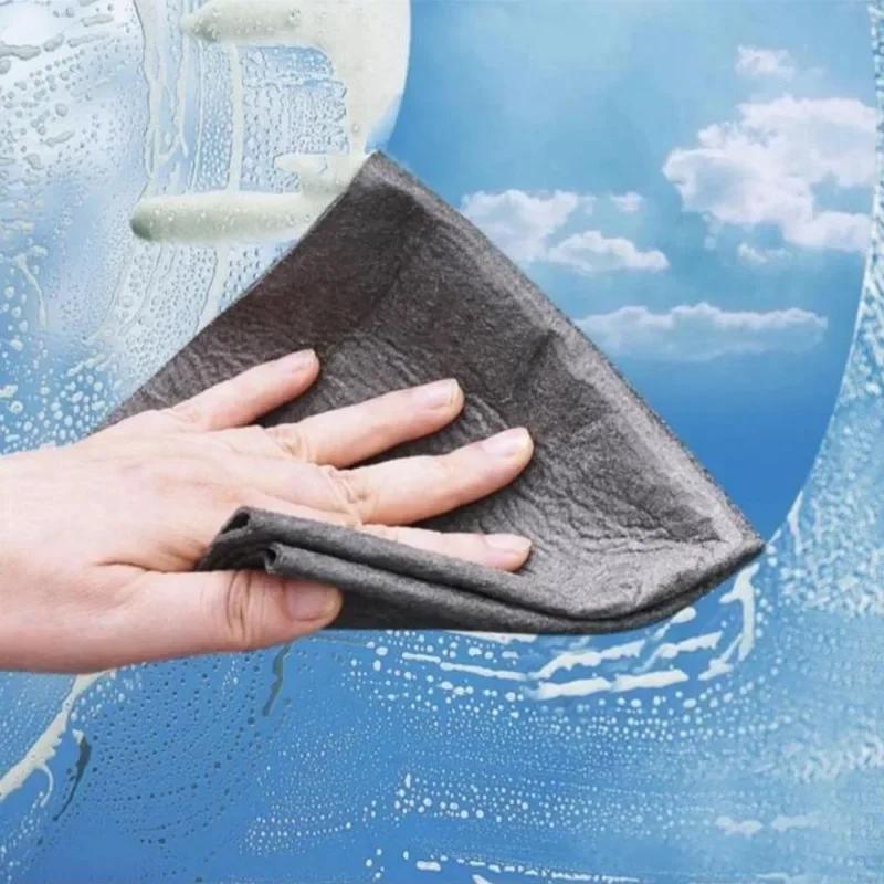 Product Introduction of Vải lau ma thuật, dày, không dấu vết, có thể tái sử dụng, được làm bằng Microfiber, thích hợp để rửa xe, cửa sổ và kính, khăn lau, dụng cụ làm sạch nhà bếp, Bán Buôn có sẵn 11