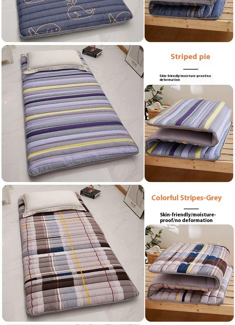 Product Introduction of Dedicated student single adult bunk bed, foldable mattress, dormitory essential item, double person 15