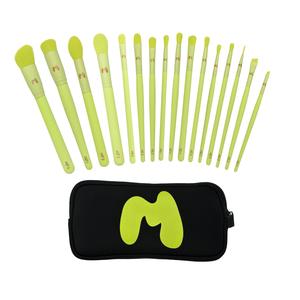 Set de brochas de maquillaje, 16 piezas - Creado por Mitchell, Kit de herramientas profesionales de maquillaje para mujeres y niñas