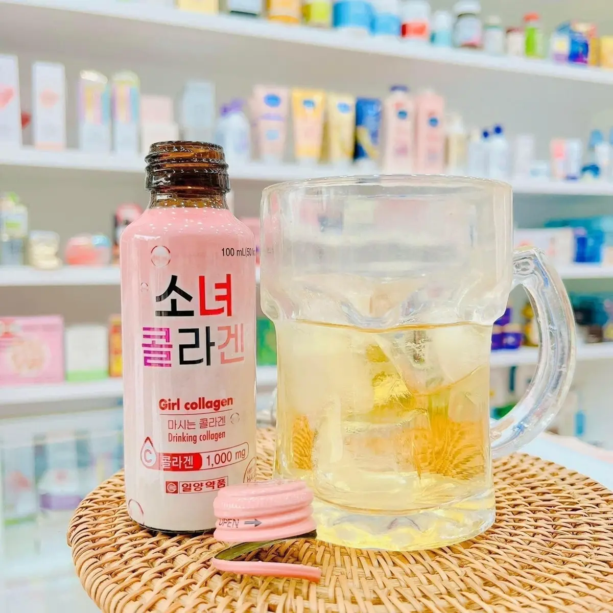 Nước uống collagen Hàn quốc  (mua combo 3 hộp tặng kèm 1 phần quà bất kì) sâm tonu