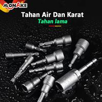 Gambar JERMAN MONAKE Top!! 1/4" Magnetic Hex Socket Adapter Hex Socket Magnetic Set (COD)1/4 Inch Mata Socket Bor Roofing Magnetic Nut Setter Magnetik Mur Driver - 8x45MM(1pc) dari Sunctools Official Store Kota Administrasi Jakarta Barat 5 Tokopedia