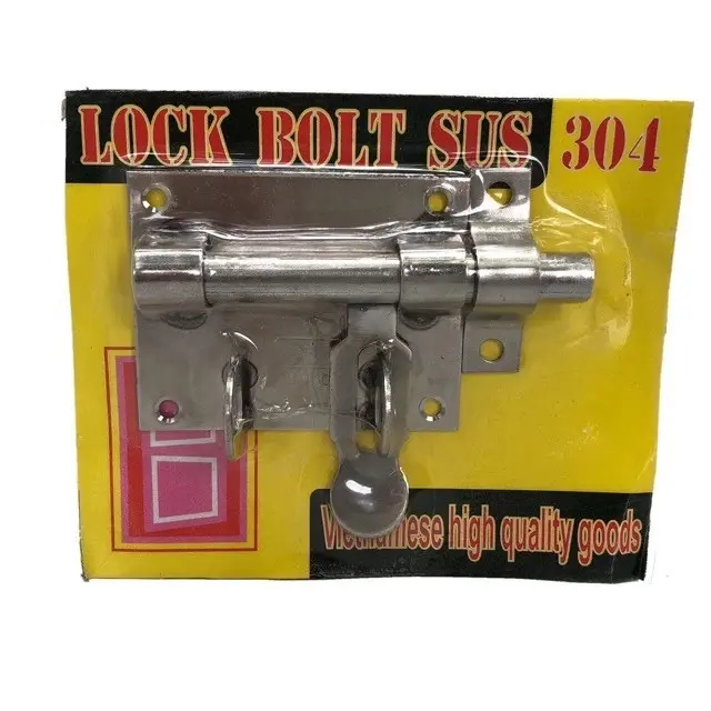 Chốt ngang inox SUS 304 loại dày xịn - Khóa chắc chắn