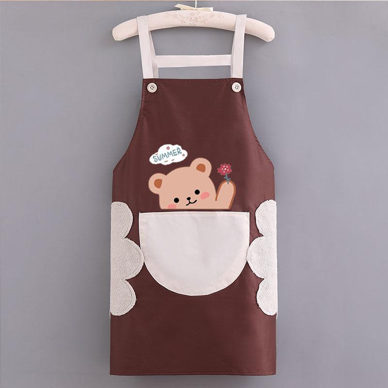 Tạp Dề Nhà Bếp, Gia Dụng, Thiết Kế Đơn Giản, Dành Cho Nam Và Nữ, Phong Cách Nhật Bản Và Hàn Quốc, Chống Thấm Nước Và Chống Dầu, Dễ Thương, Thích Hợp Cho Người Lớn, Hàng Mới Về 8