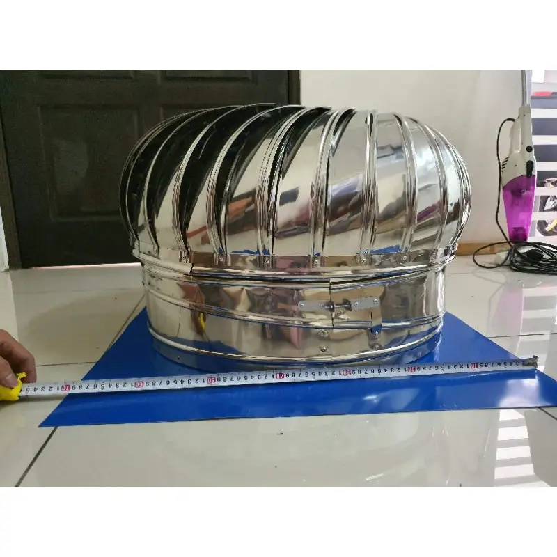 27.5" 70cm Roof heat ventilation 201 stainless steel include base plate bumbung pengudaraan panas apollo ventilator