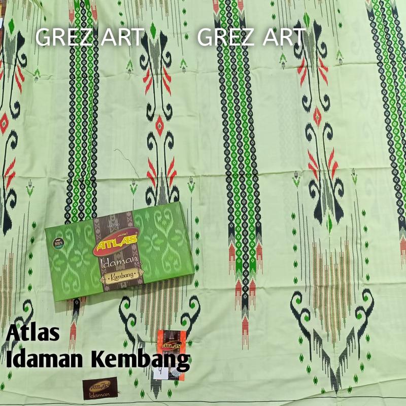 Product Introduction of Sarung Atlas Idaman Kembang - Motif BHS Hitam Batik 14