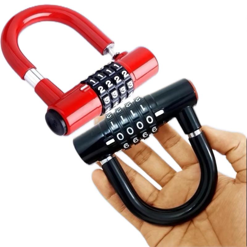 Ổ khoá chữ U 4 mã số làm bằng thép không gỉ