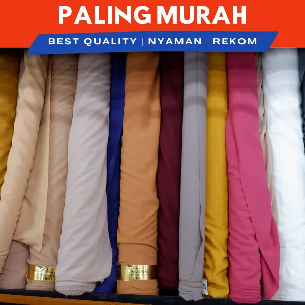 KAIN DIAMOND CREPE PREMIUM | KAIN BAHAN HIJAB | KAIN METERAN MURAH | CERUTY 1