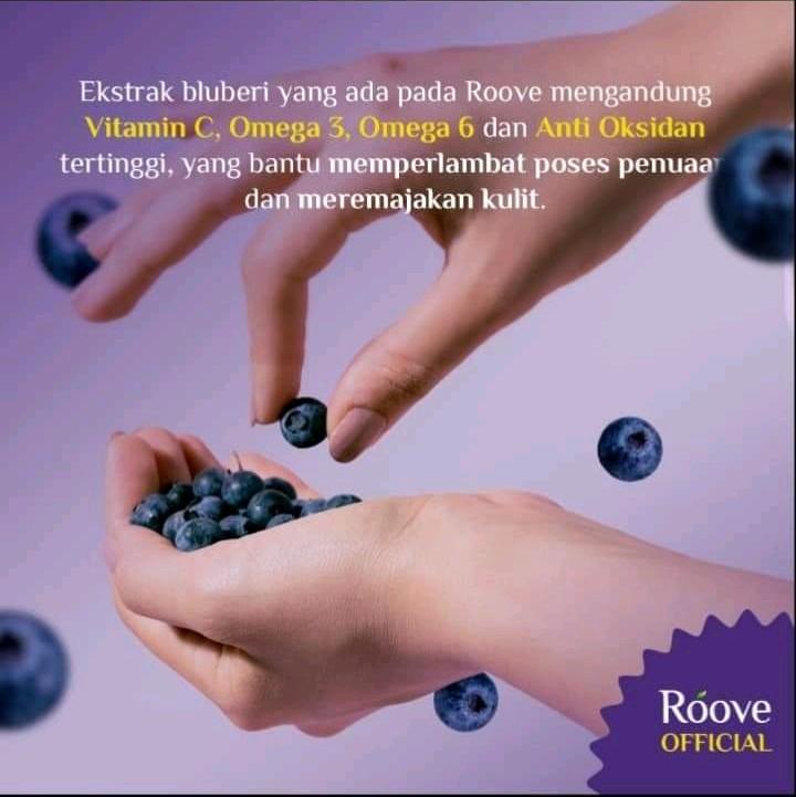 ROOVE 1BOX 20 saset. Roove Blueberry collagen beauty drink Perawatan Rambut & Kuku Perawatan Kulit 7