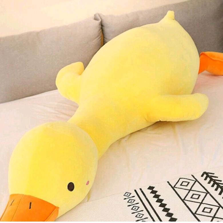 Gấu bông 1.3m vịt trầm cảm vàng size 1.3m Thú Bông Thú Nhồi Bông Đồ Chơi