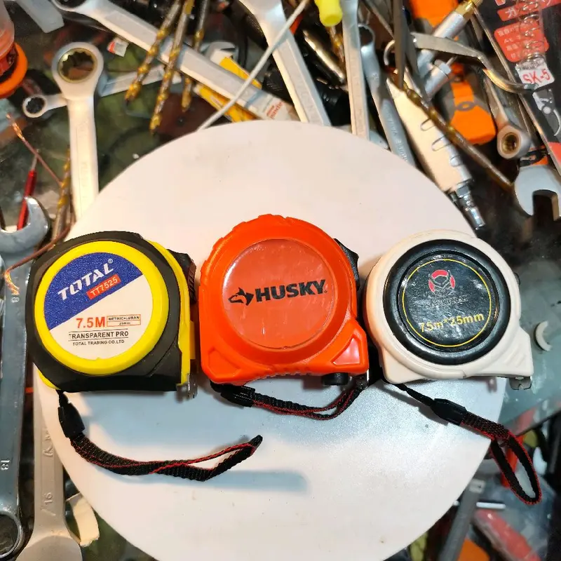 Thước 7.5m Husky tự hãm , Sammurai siêu cứng , Total bọc cao su 0